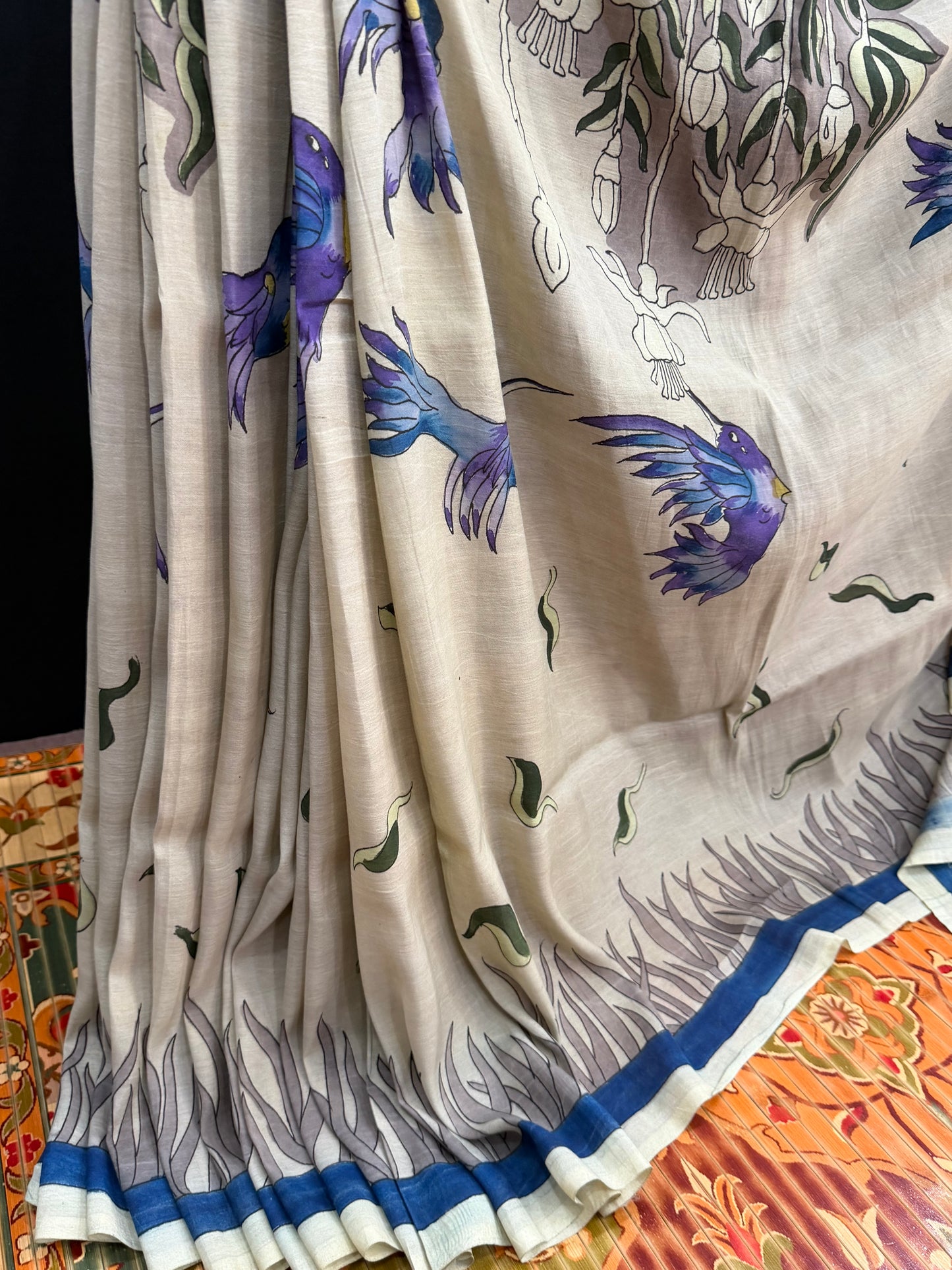 Silkcotton Penkalamkari Saree