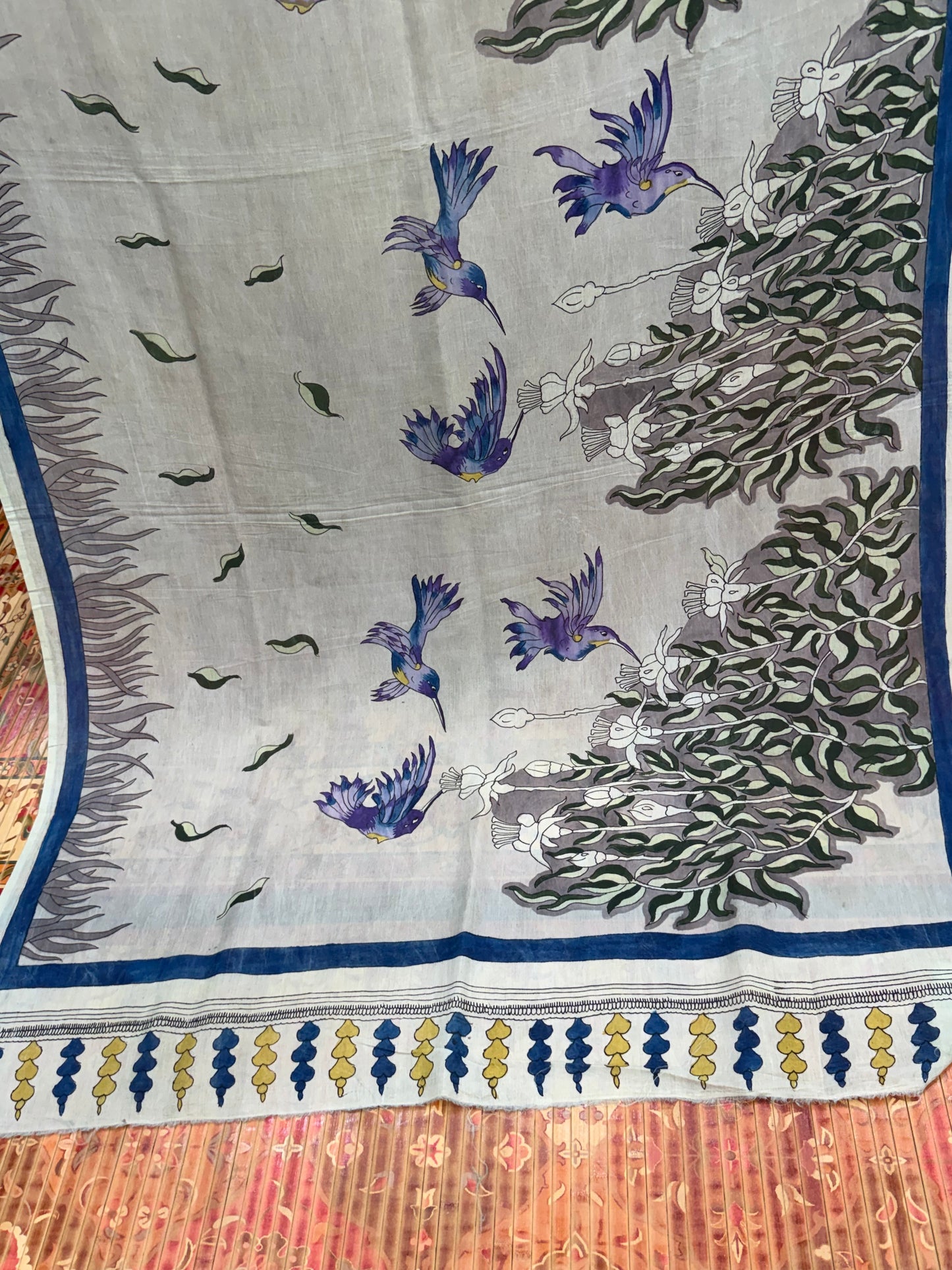 Silkcotton Penkalamkari Saree