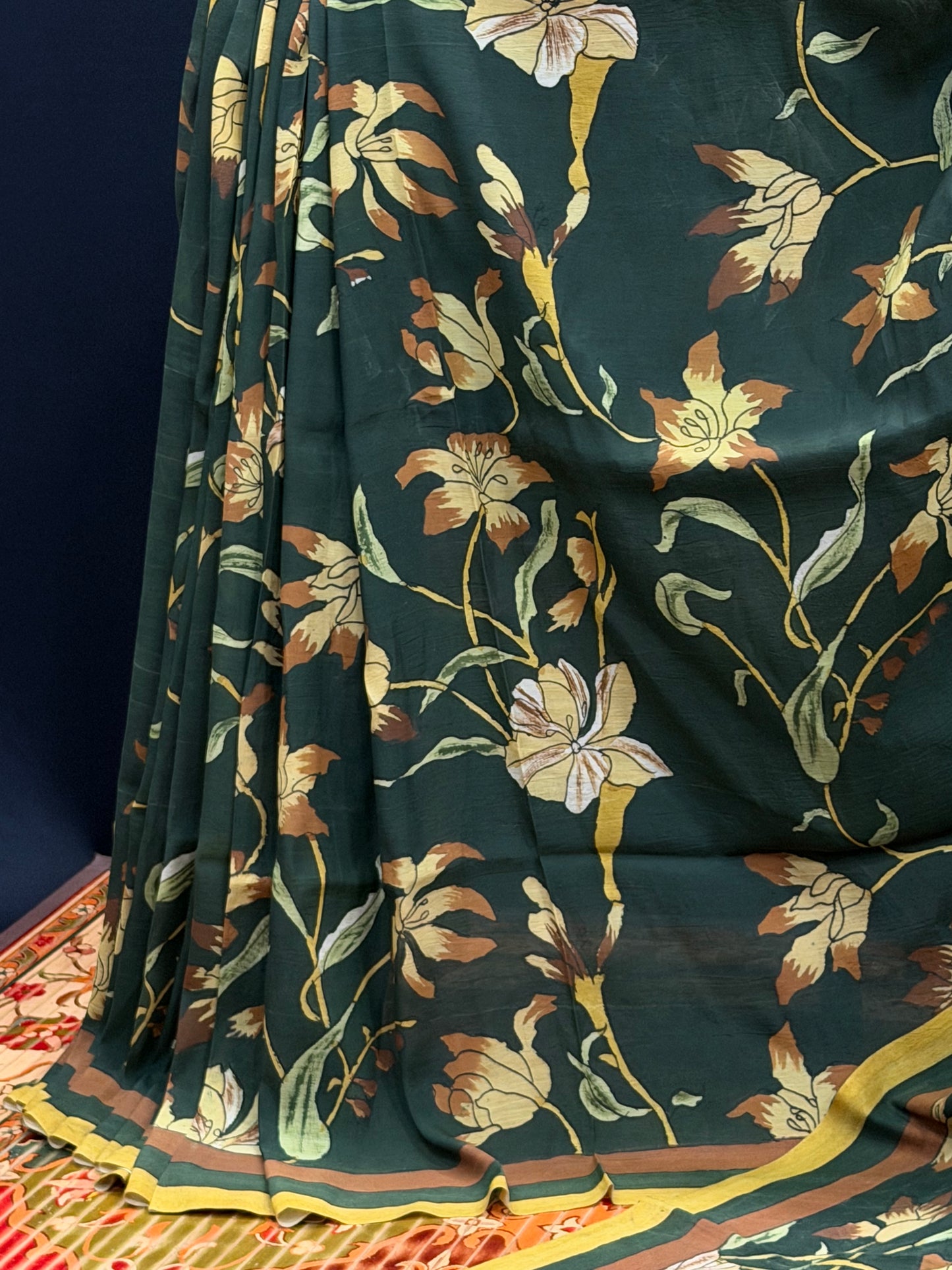 Silkcotton Penkalamkari Saree