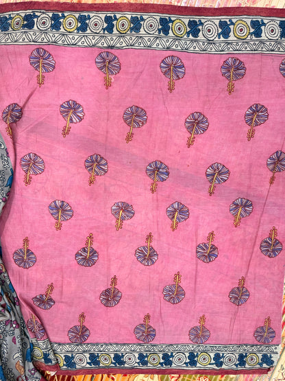 Silkcotton Penkalamkari Saree