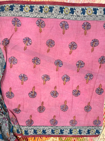 Silkcotton Penkalamkari Saree