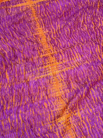 Pure silk Tussar Georgette Benaras Sarees