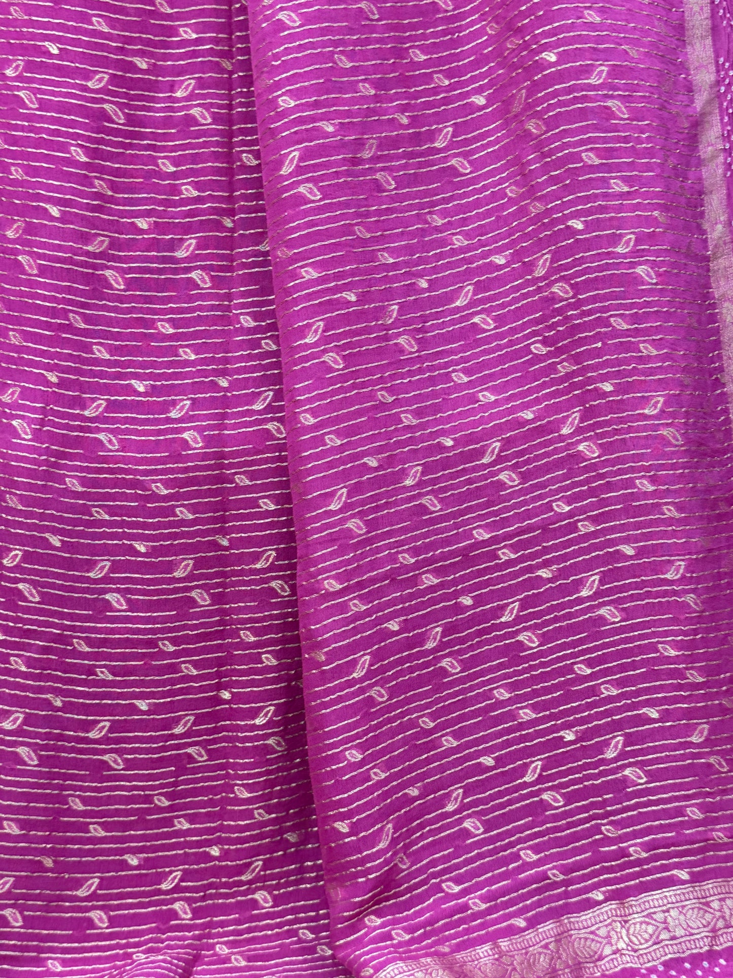 pure silk benaras gerogette saree