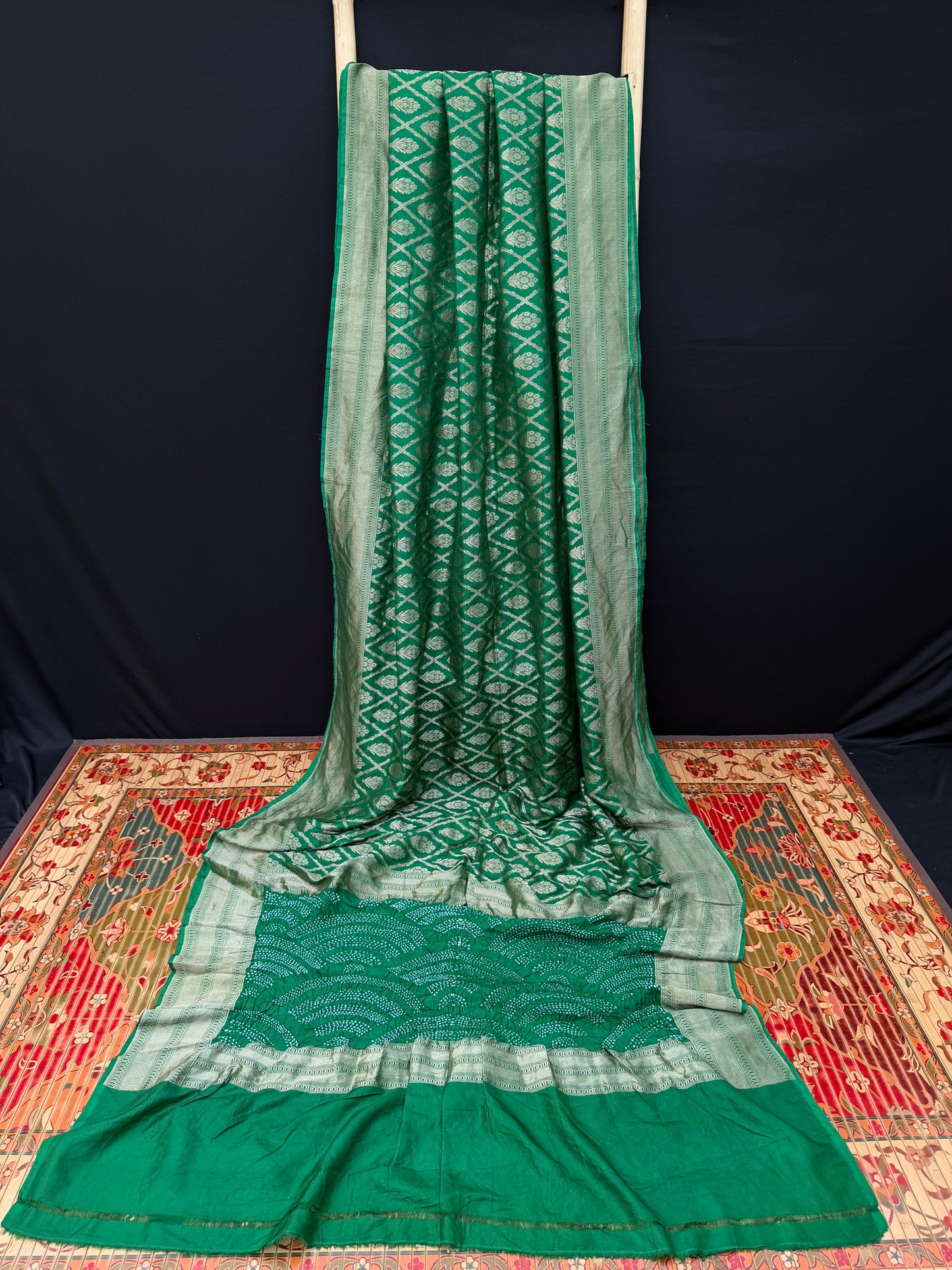 pure silk benaras crepe saree