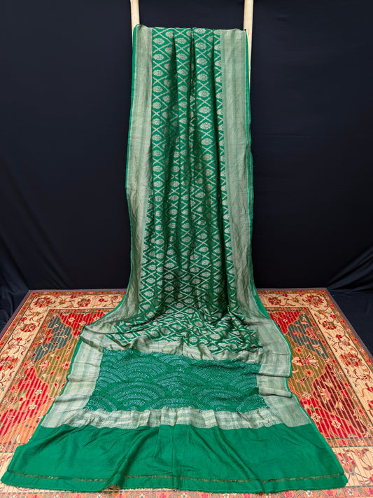 pure silk benaras crepe saree