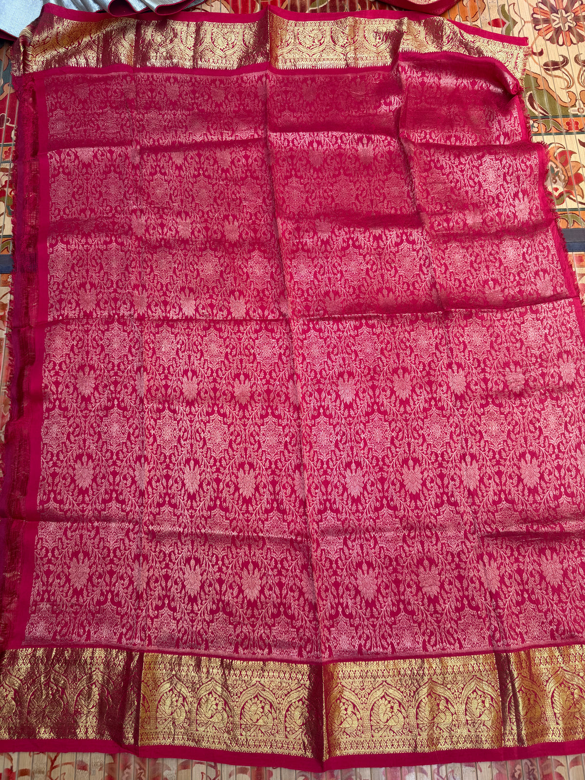 Fusion of Chanderi Silk Saree