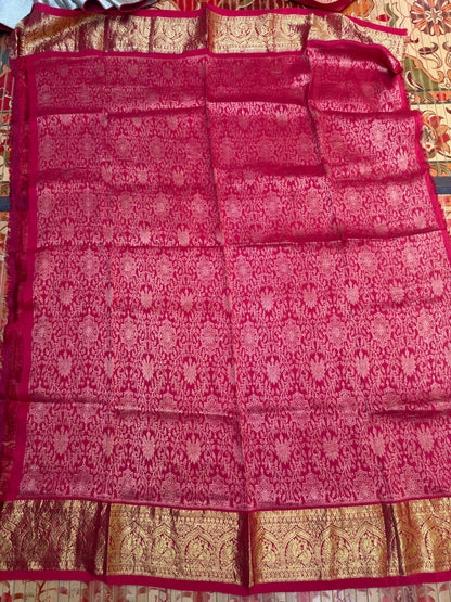 Fusion of Chanderi Silk Saree