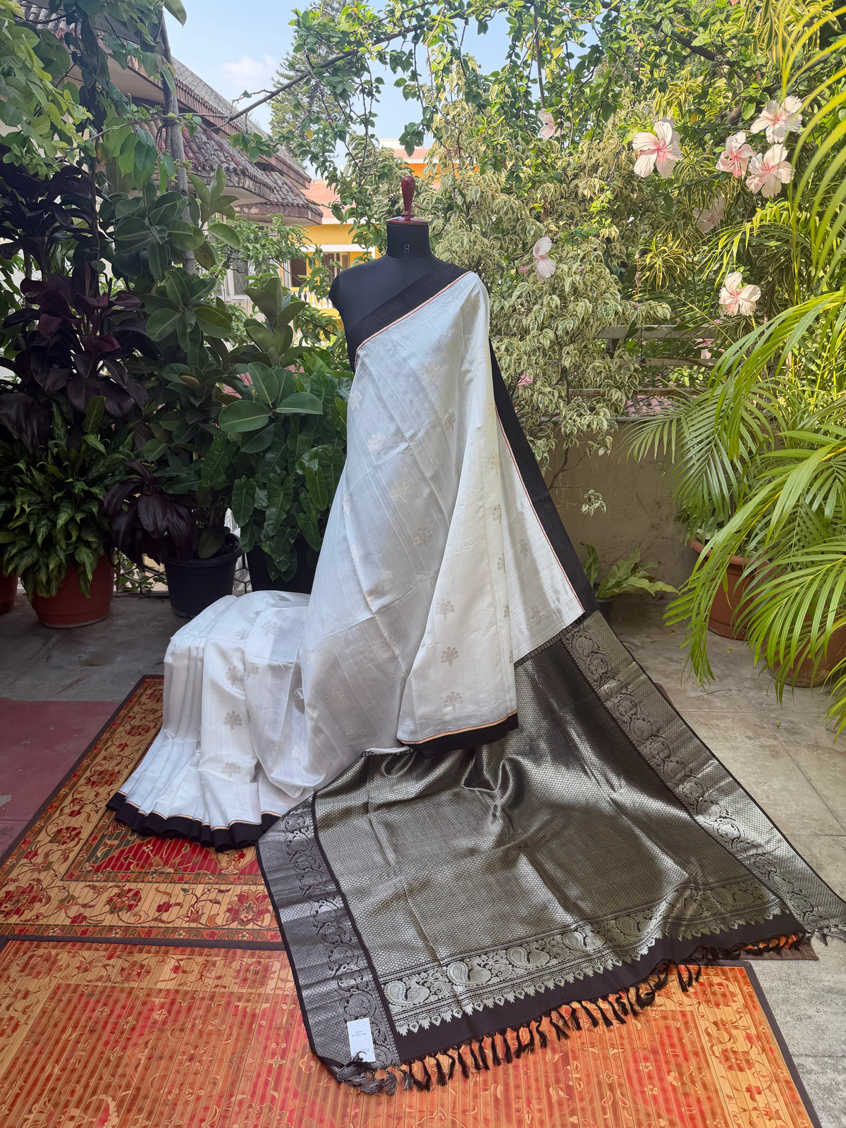 Fusion of Chanderi Silk Saree