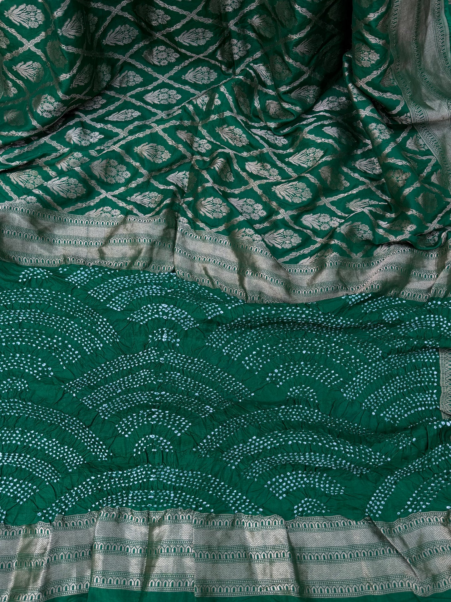 pure silk benaras crepe saree