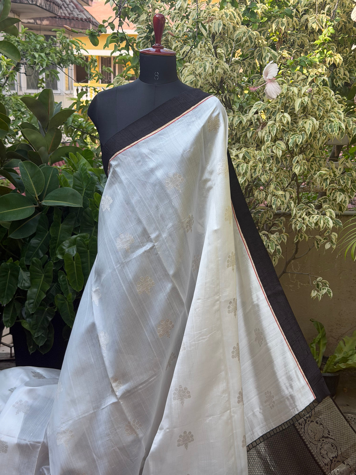 Fusion of Chanderi Silk Saree