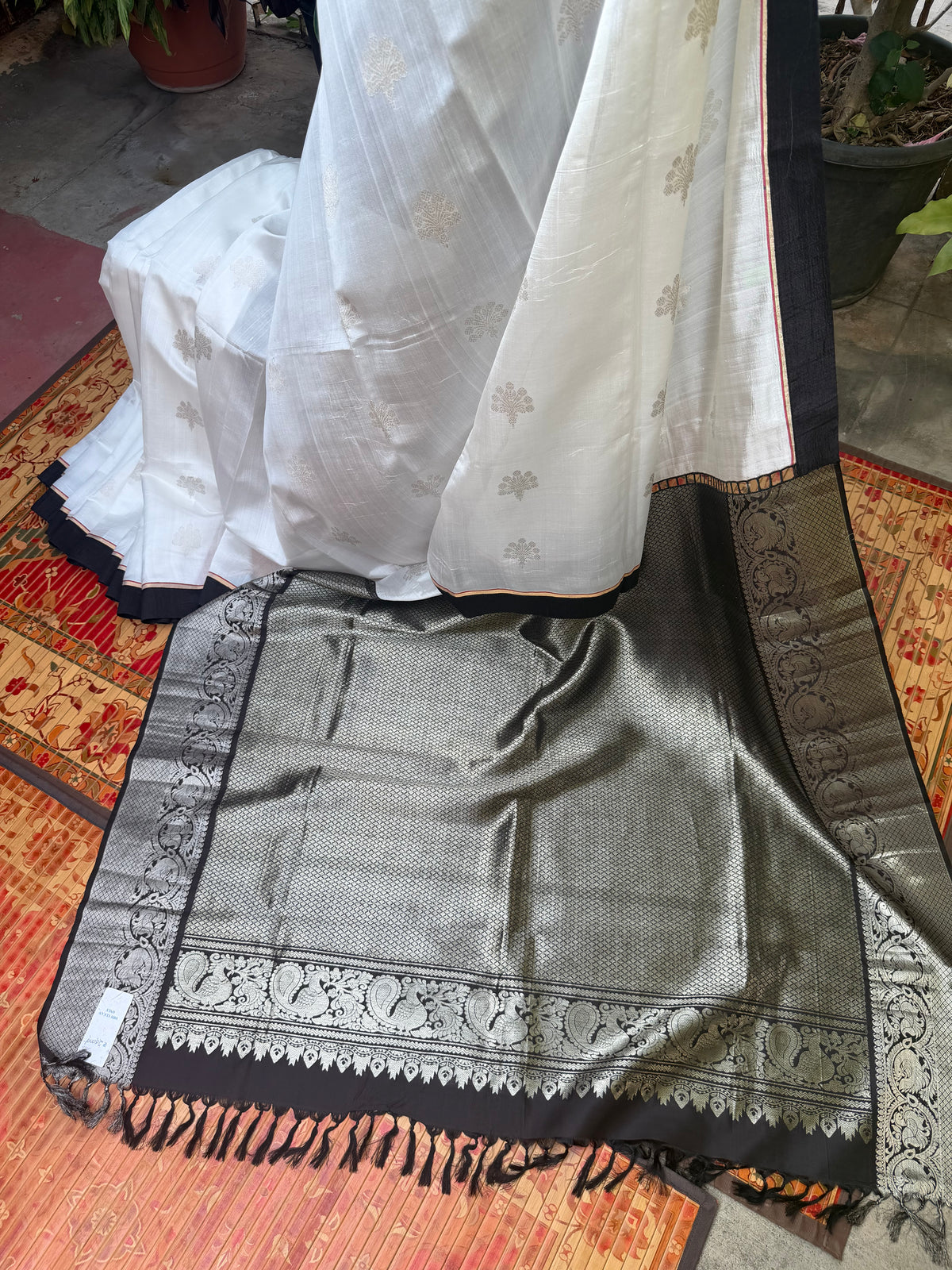 Fusion of Chanderi Silk Saree