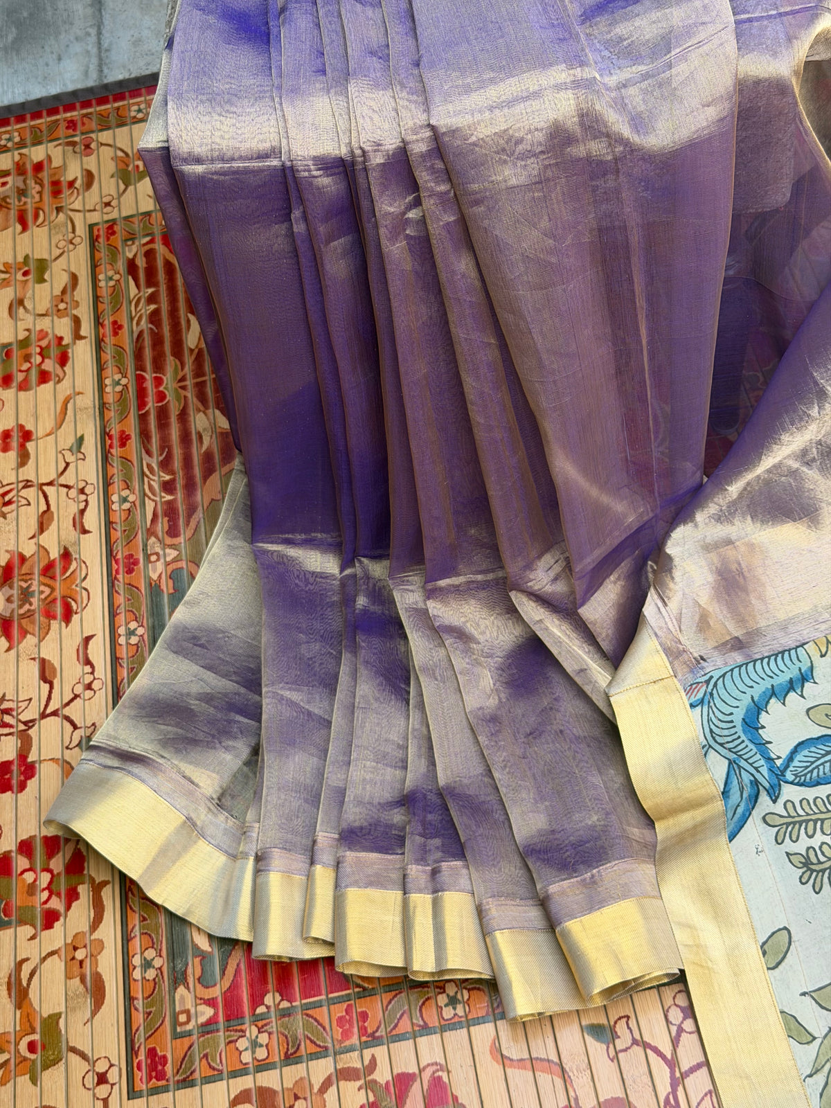 Fusion of Chanderi Silk Saree