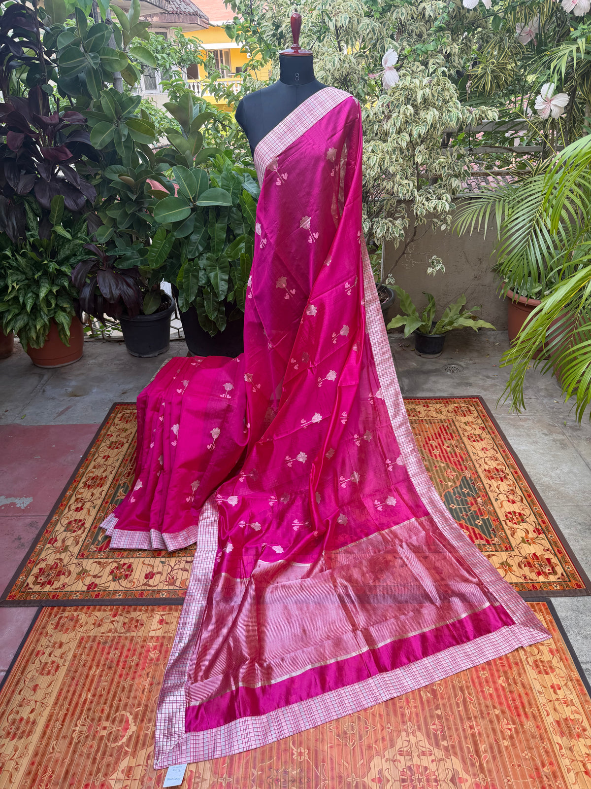 Fusion of Chanderi Silk Saree