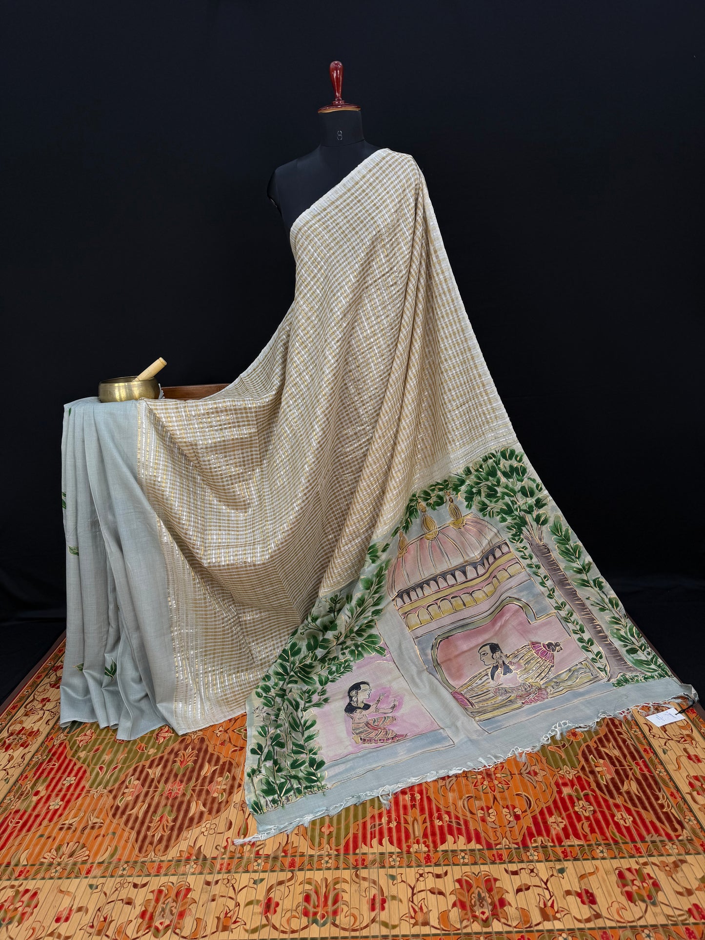 Pure Muga Tussar silk sarees