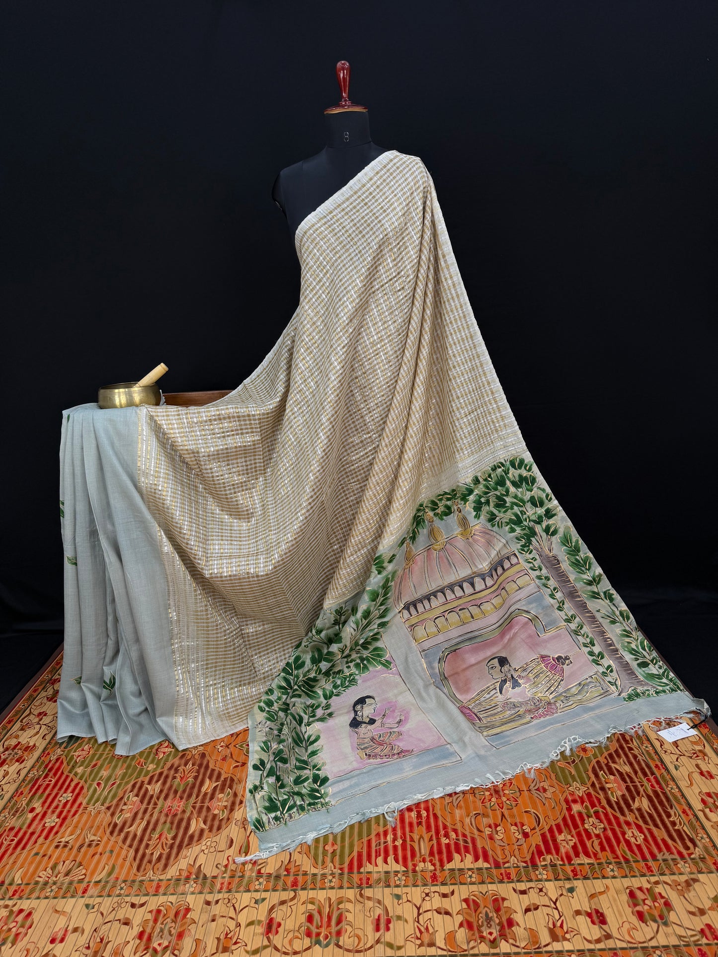 Pure Muga Tussar silk sarees