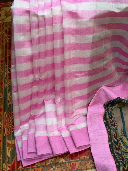Fusion of Chanderi Silk Saree