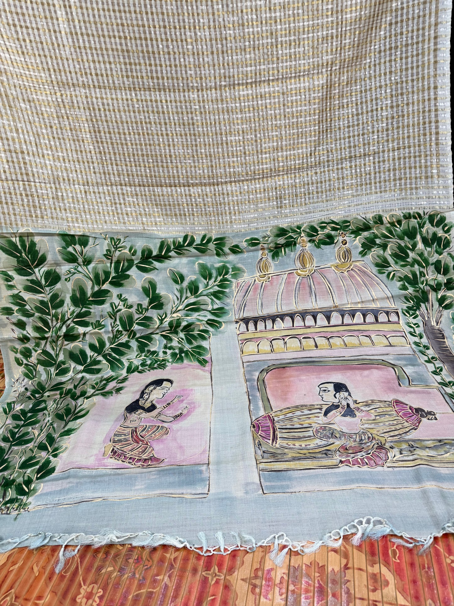 Pure Muga Tussar silk sarees