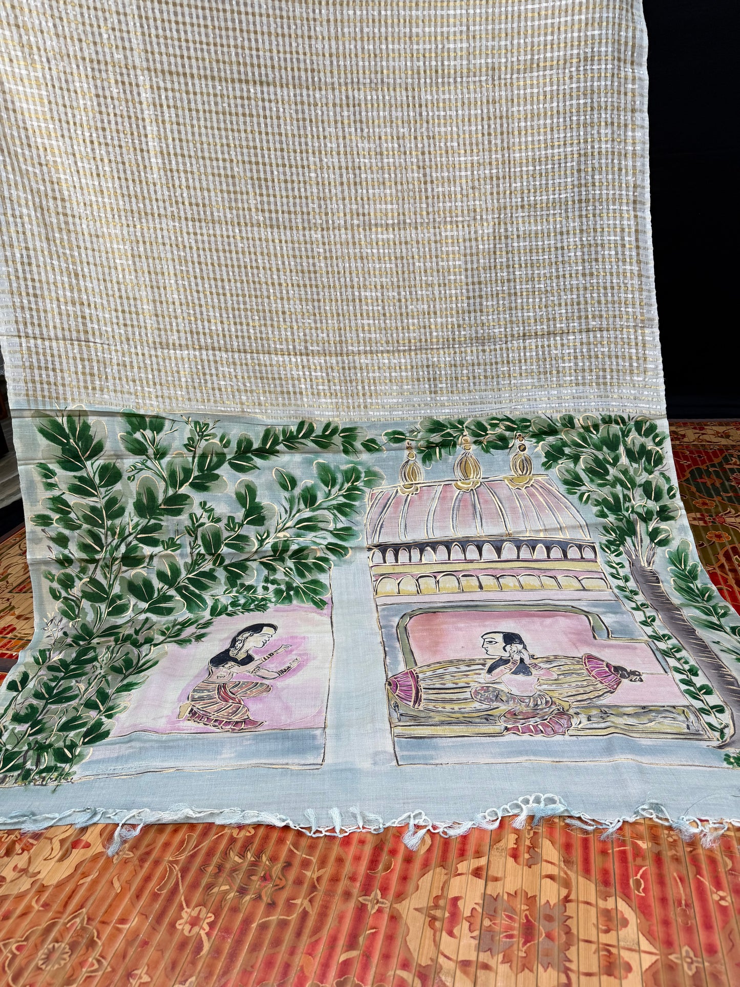Pure Muga Tussar silk sarees