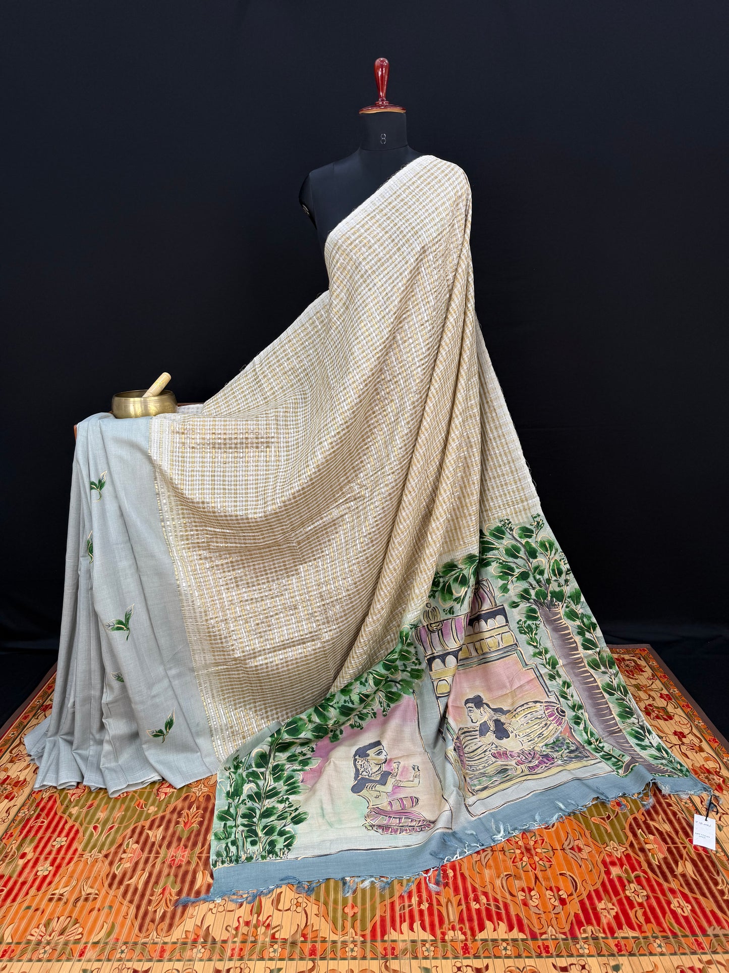 Pure Muga Tussar silk sarees