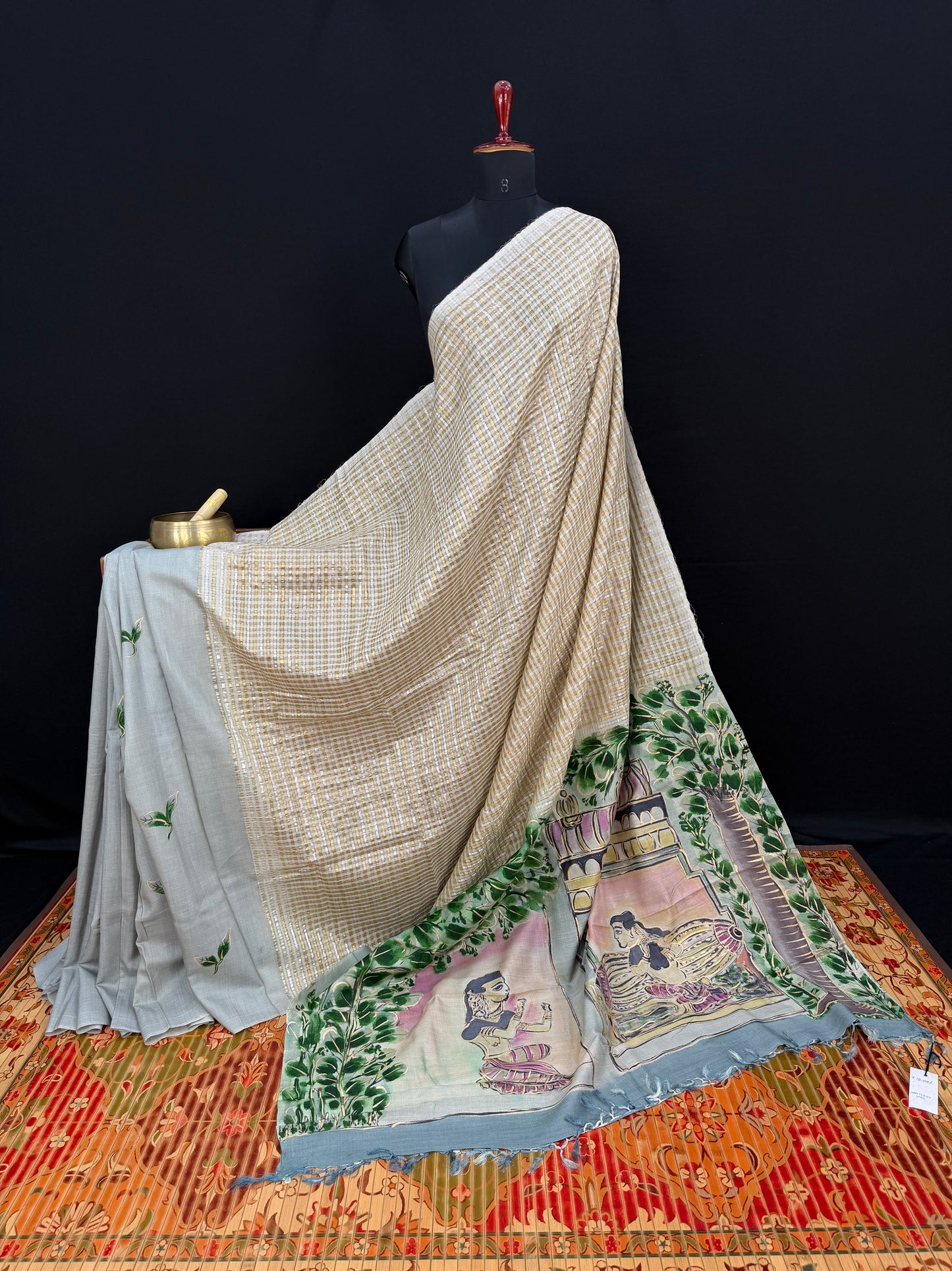 Pure Muga Tussar silk sarees