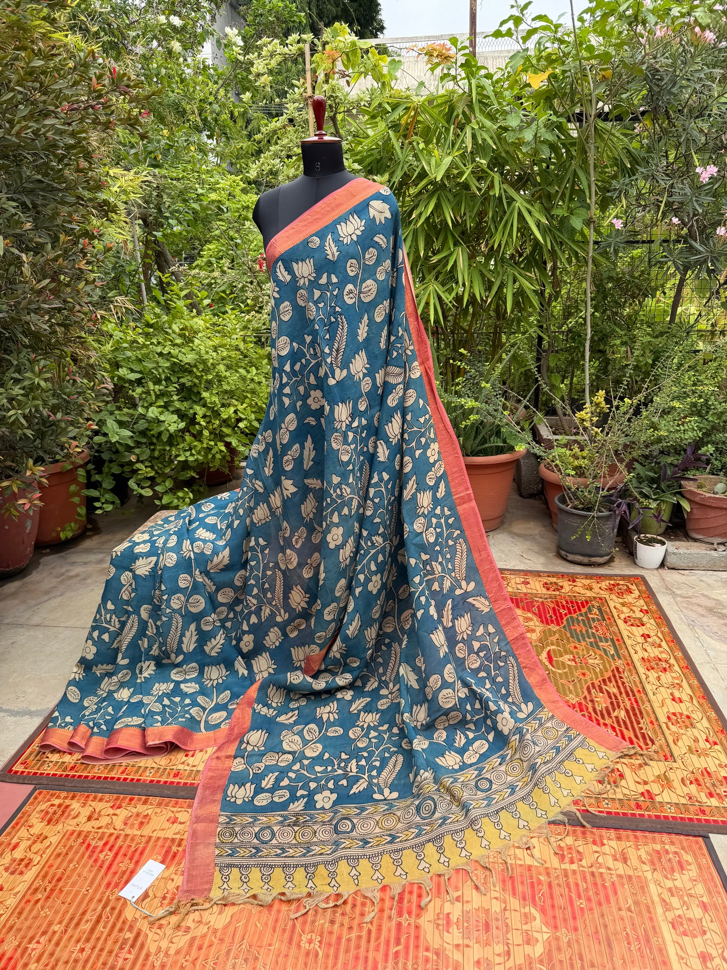 Silkcotton Penkalamkari Saree