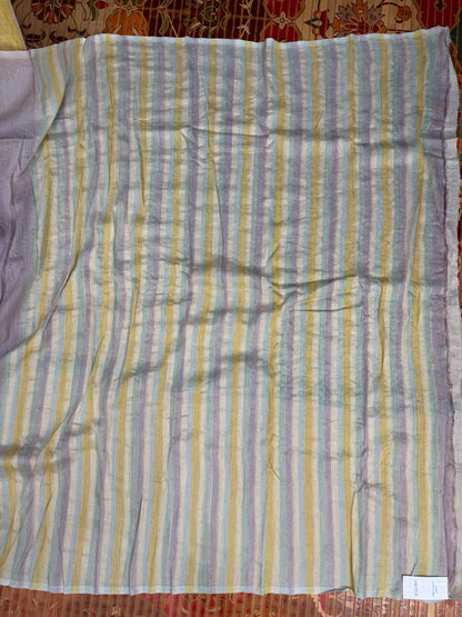 Pure Silk munga with hand stitched shibori Sarees