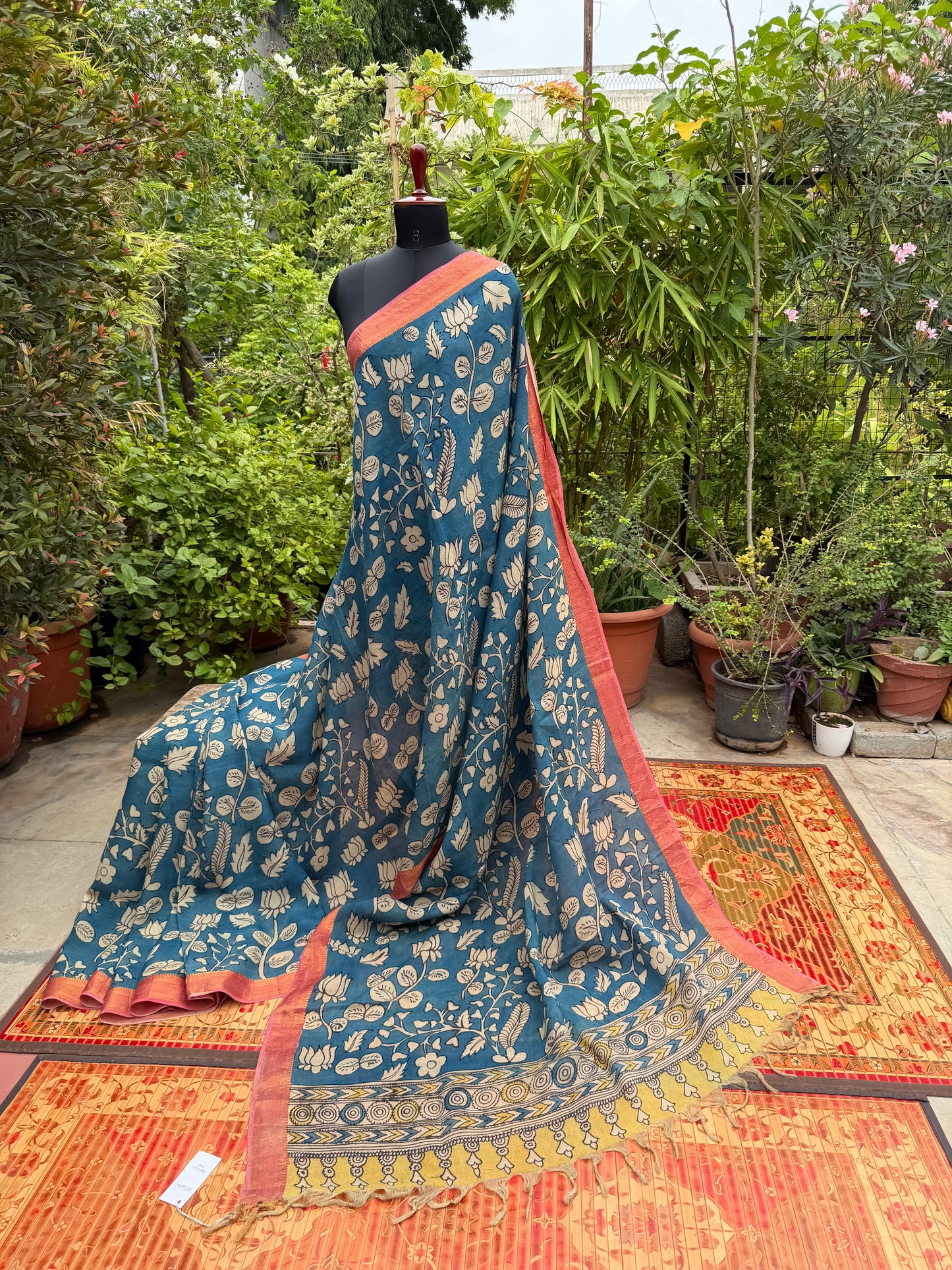 Silkcotton Penkalamkari Saree