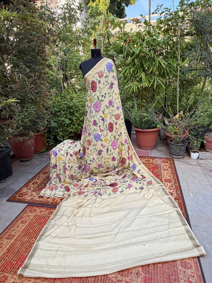 Pure crepe digital print saree