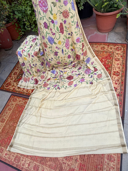 Pure crepe digital print saree
