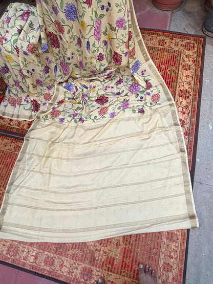Pure crepe digital print saree