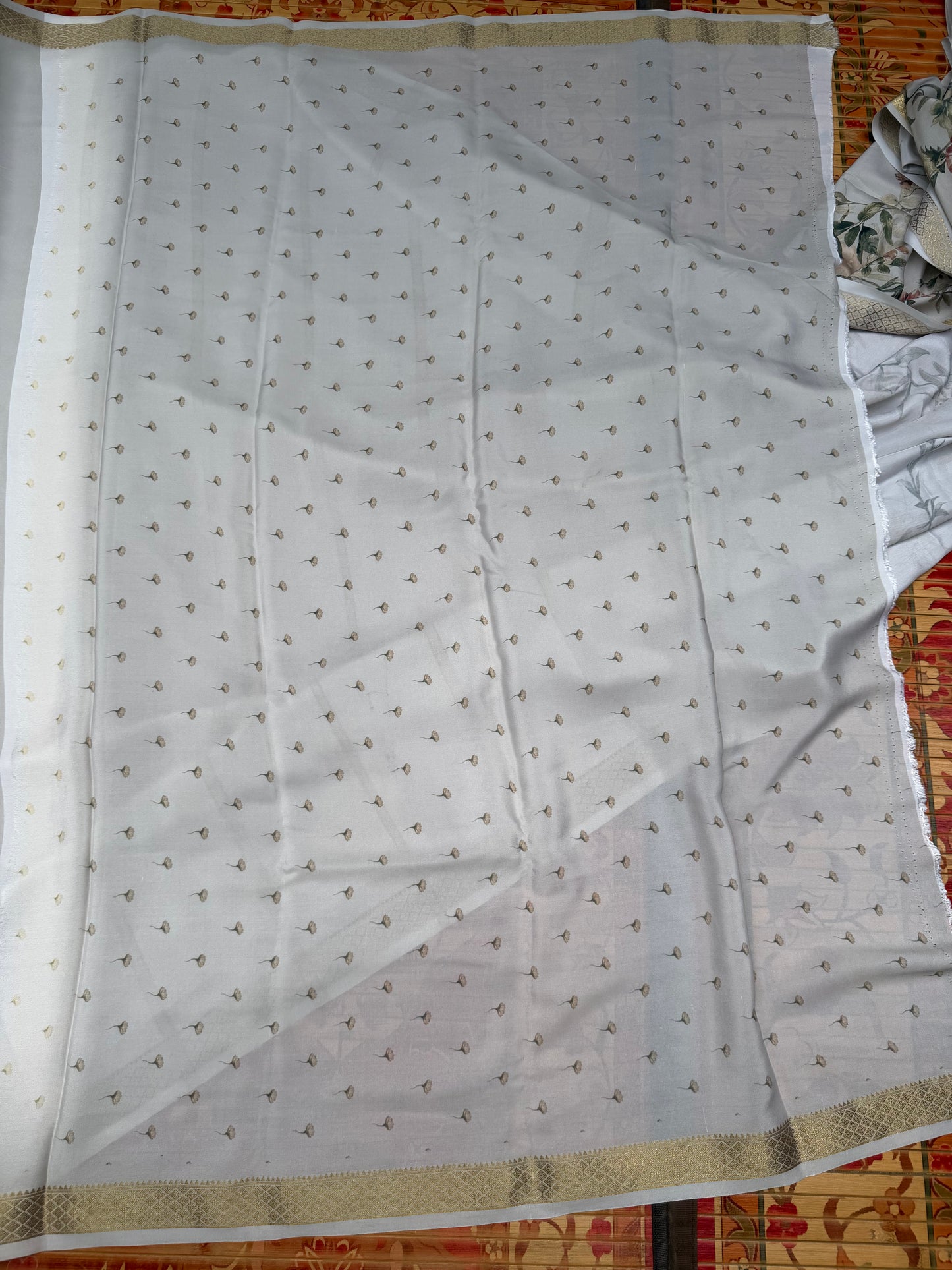 Pure crepe digital print saree