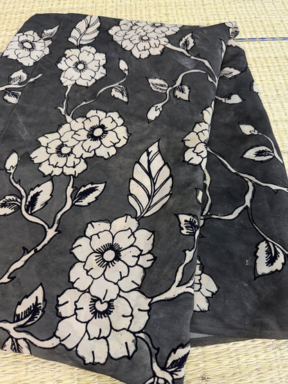 Pure crepe penkalamkari yardage