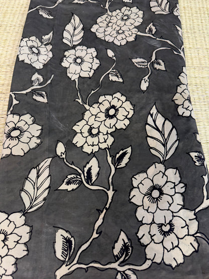 Pure crepe penkalamkari yardage
