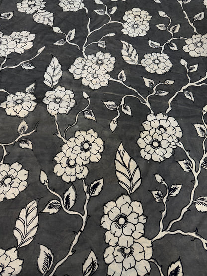 Pure crepe penkalamkari yardage