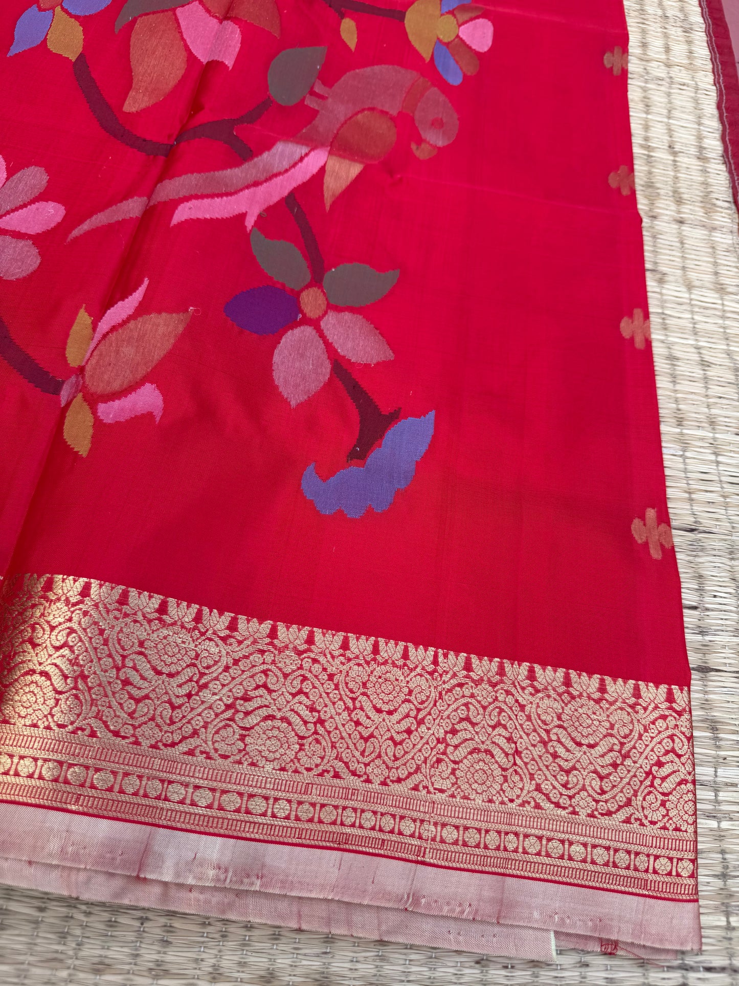 Venkatagiri pure silk jamdani saree