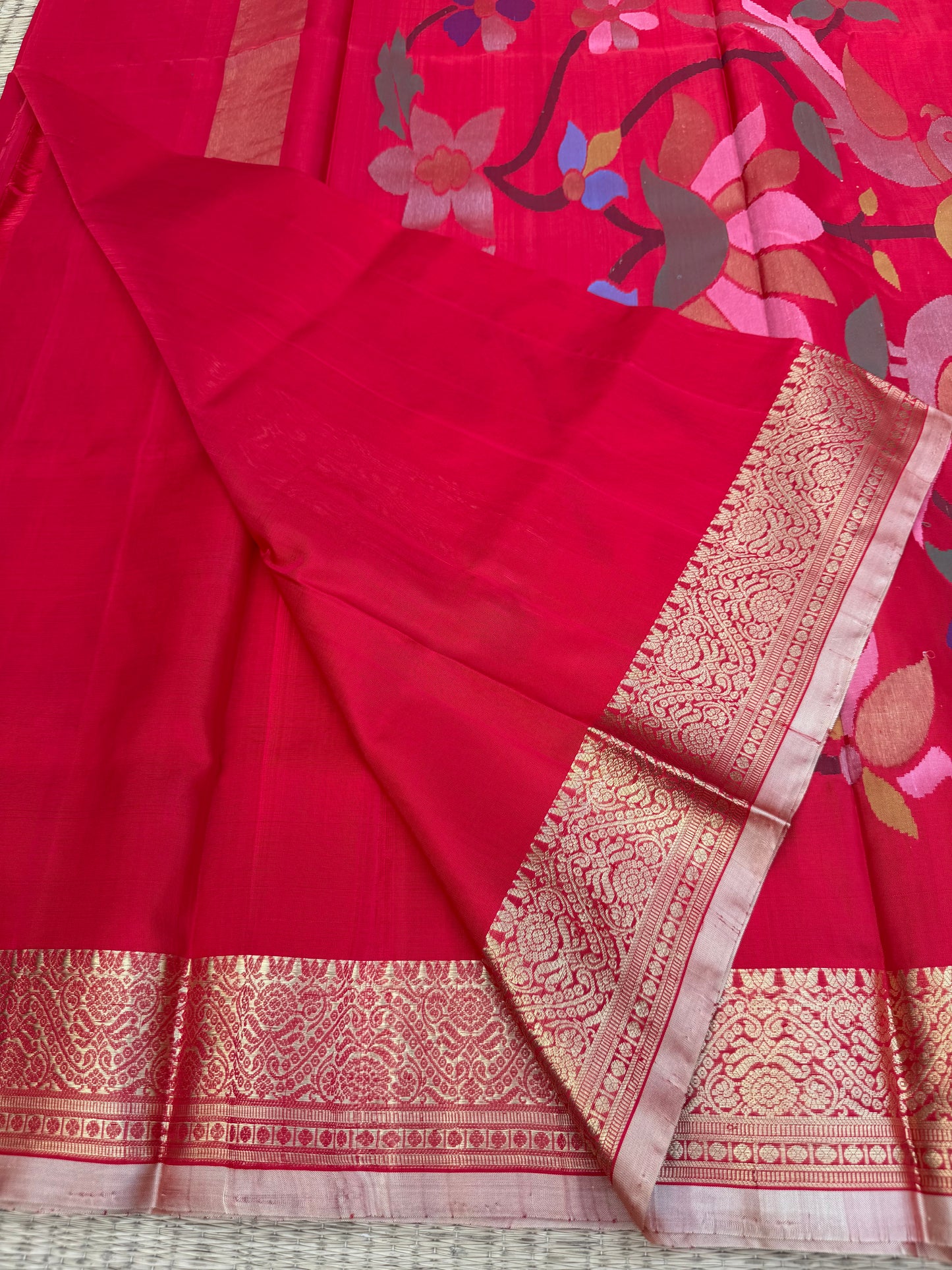 Venkatagiri pure silk jamdani saree