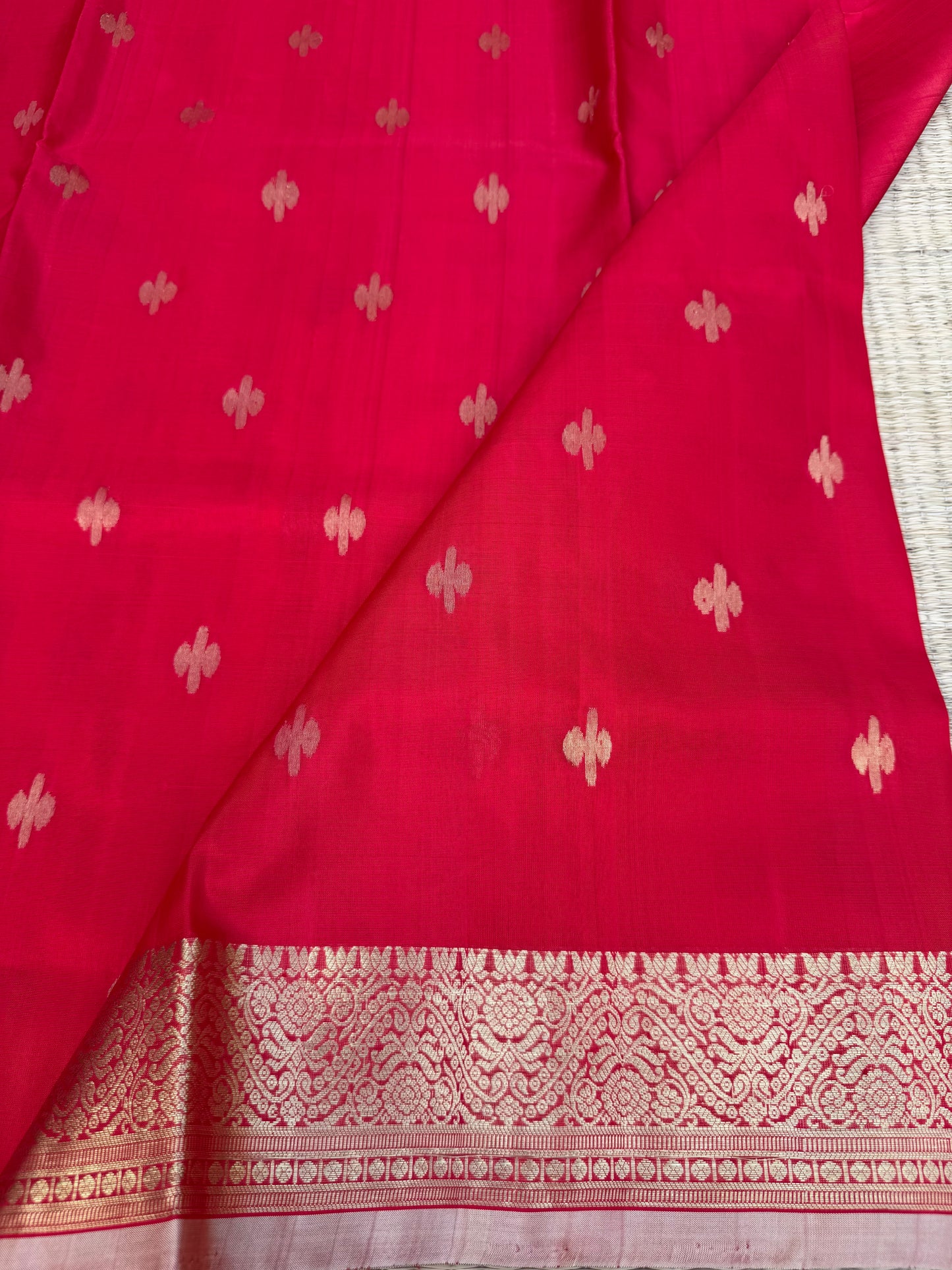 Venkatagiri pure silk jamdani saree