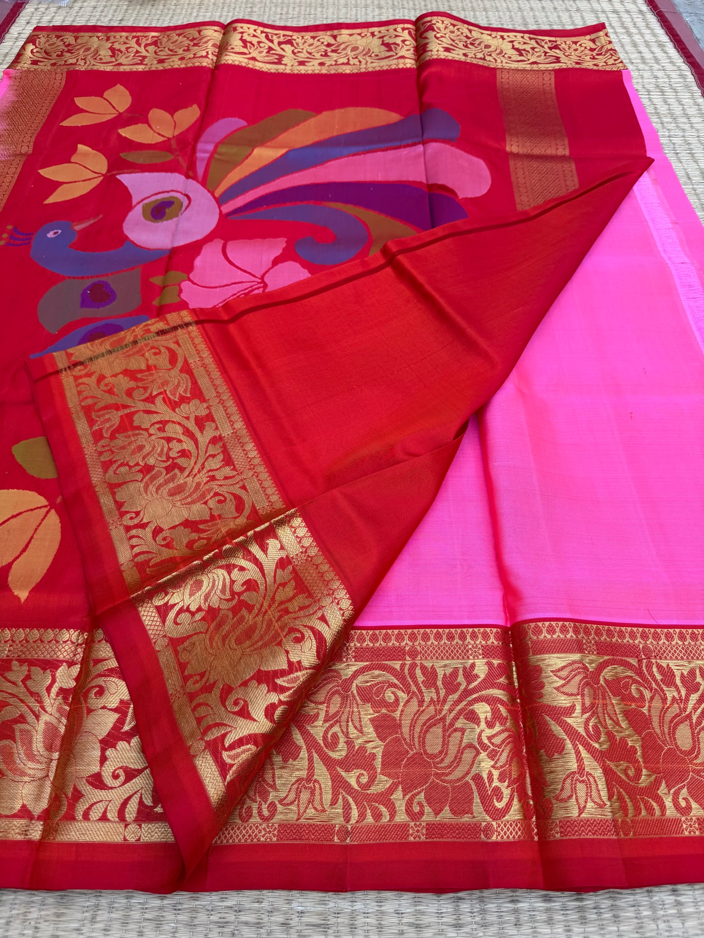 Vekatagiri pure silk jamdani saree