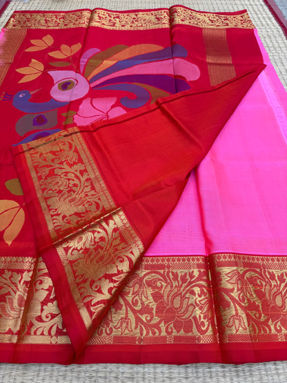 Vekatagiri pure silk jamdani saree