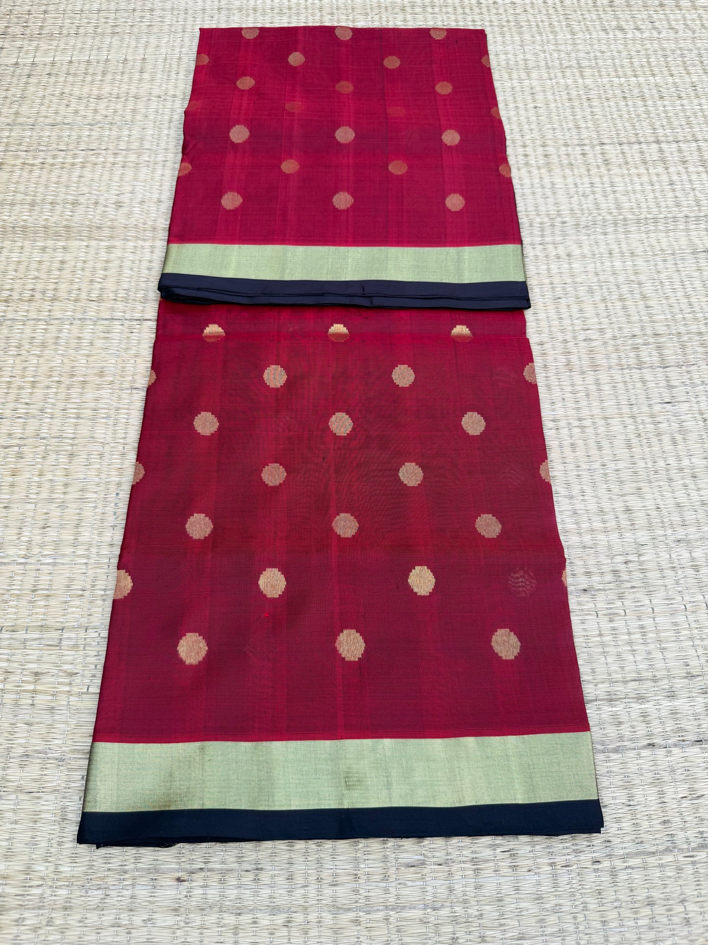 Venkatagiri pure silk jamdani saree