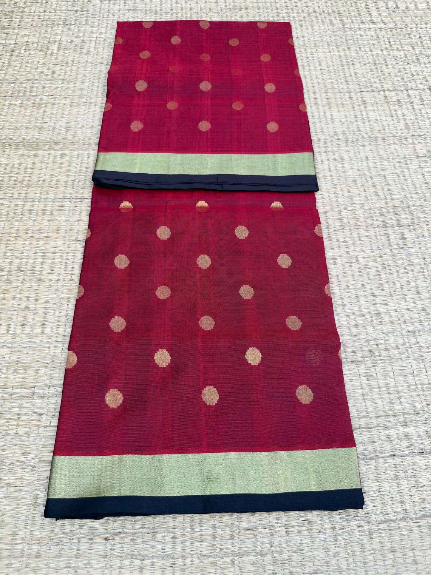 Venkatagiri pure silk jamdani saree