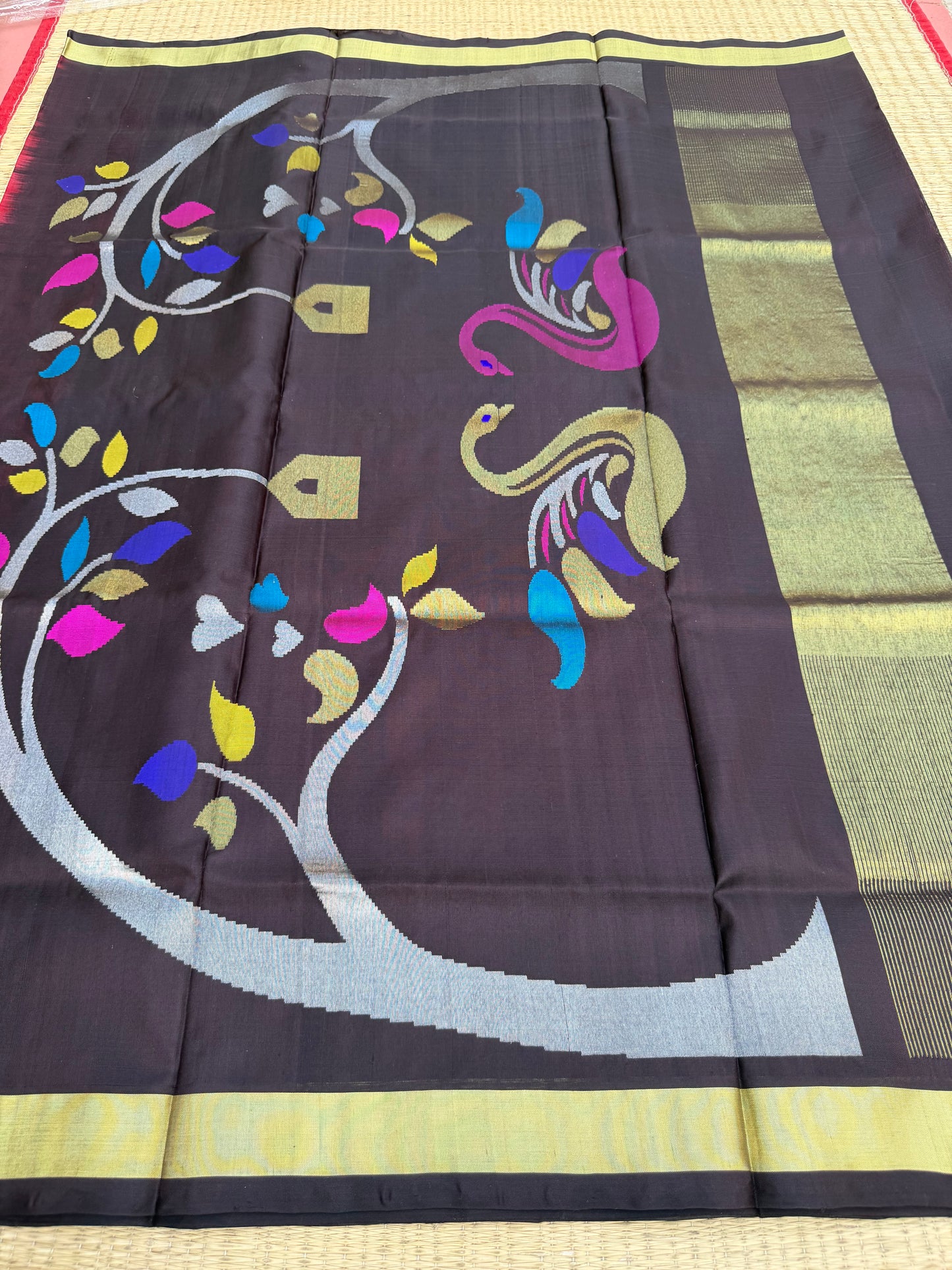 Venkatagiri pure silk jamdani saree