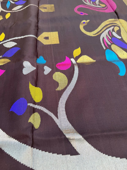 Venkatagiri pure silk jamdani saree