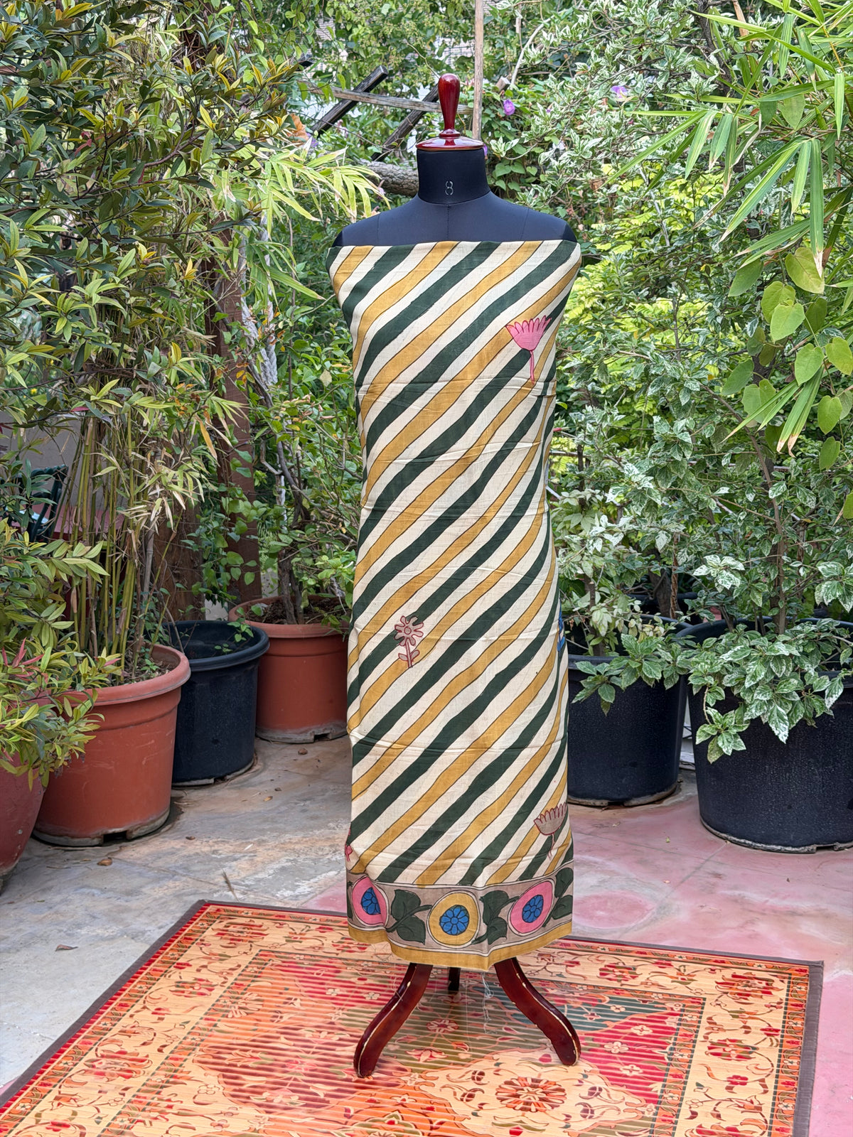 PenKalamkari Kurti Material