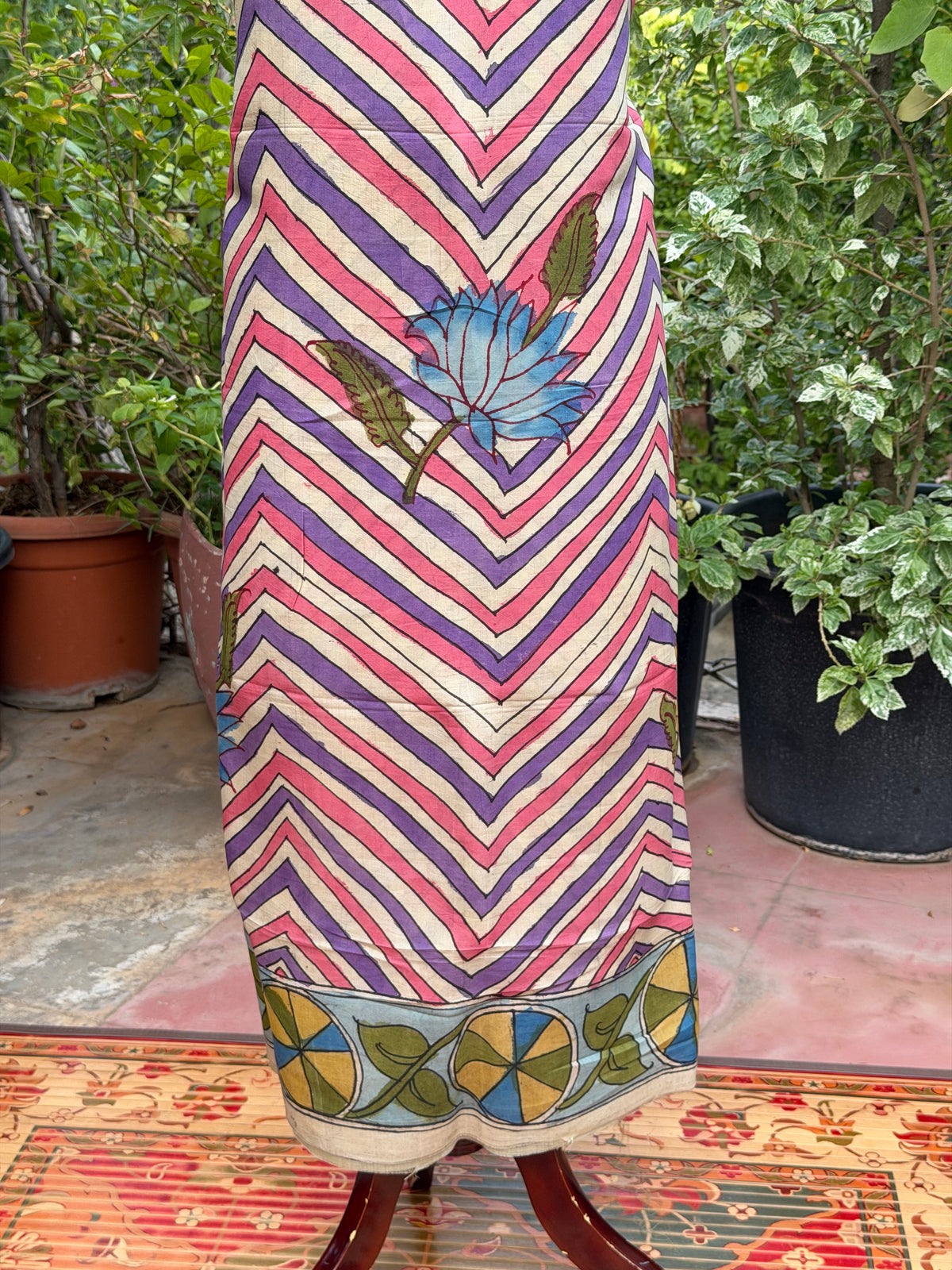PenKalamkari Kurti Material