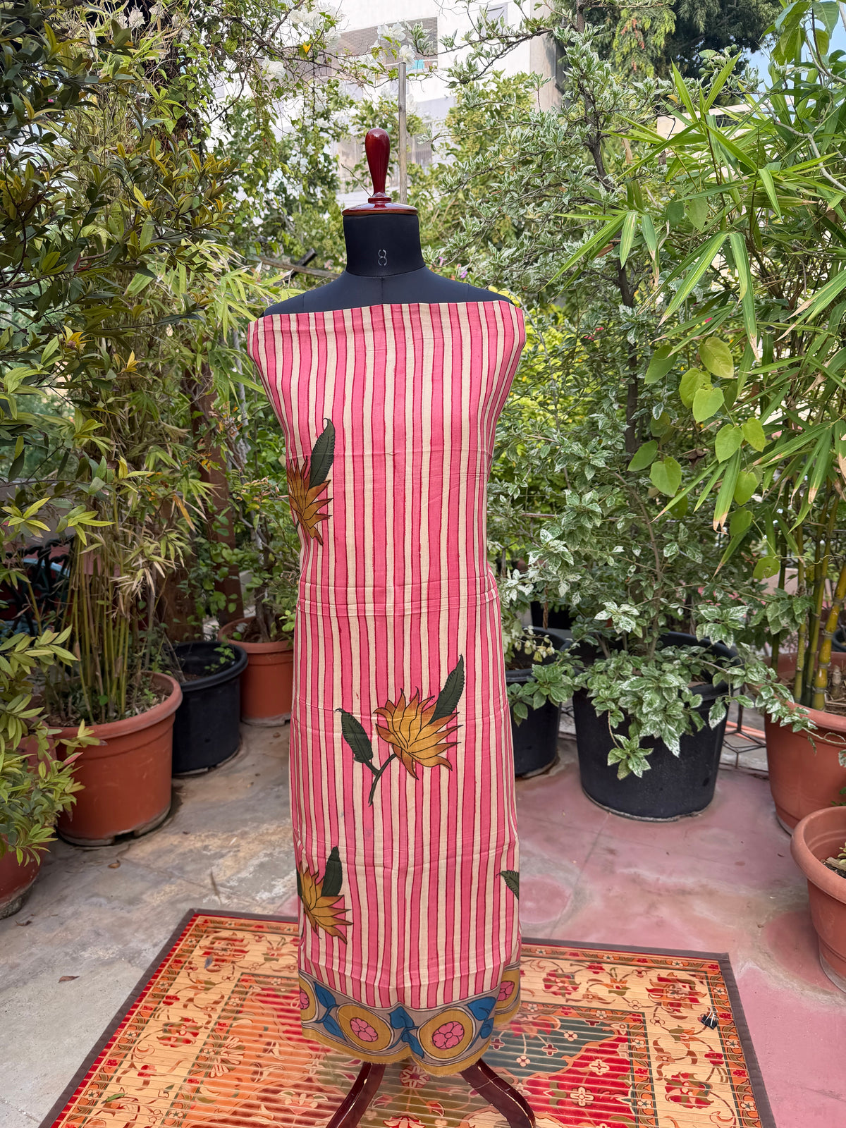 PenKalamkari Kurti Material