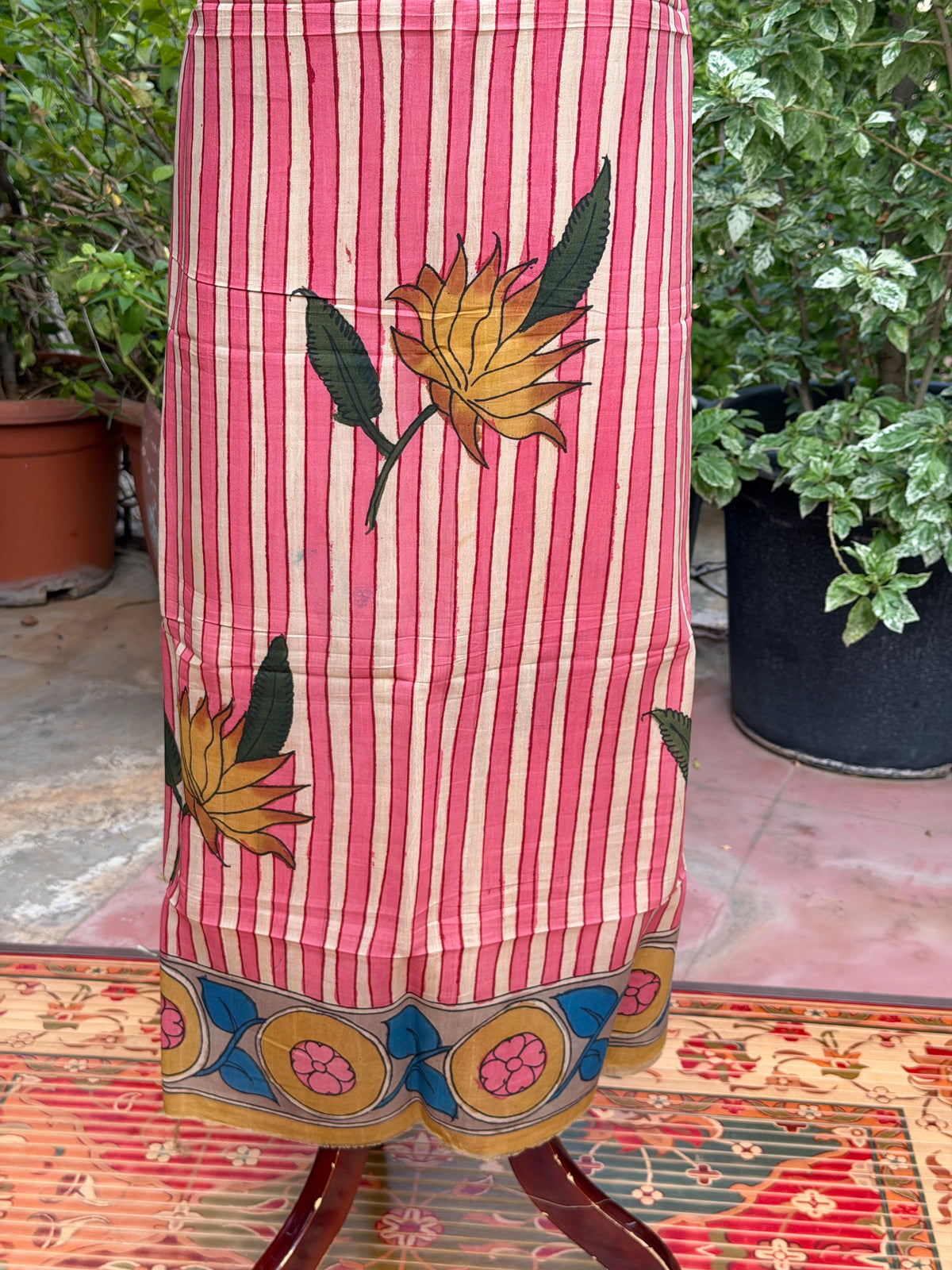 PenKalamkari Kurti Material