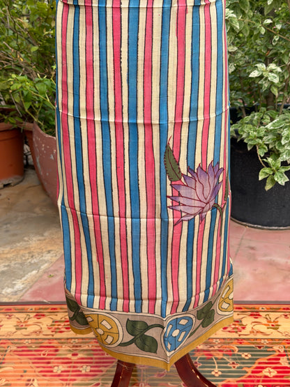 PenKalamkari Kurti Material