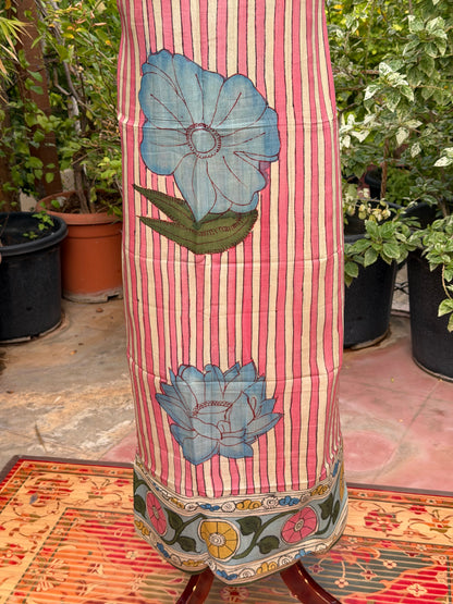 PenKalamkari Kurti Material
