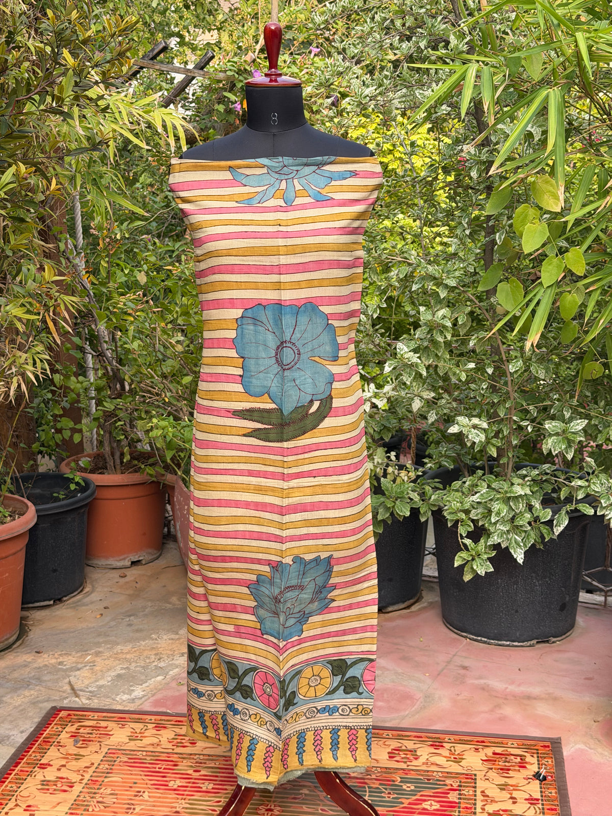 PenKalamkari Kurti Material